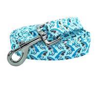 Bobo Rainbow Dog Leash-Shark Print Boy Cotton Dog Leashes Durable Strong Heavy Duty Comfortable Padded Pet Leash for Small Medium Large Dogs
