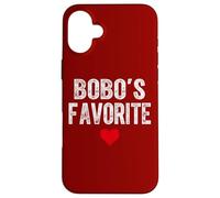 BOBO’S Favorite Heart Graphic for Mothers Day grandchild Case for iPhone 16 Plus