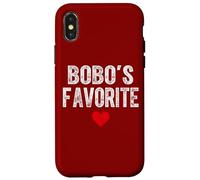 BOBO’S Favorite Heart Graphic for Mothers Day grandchild Case for iPhone X/XS