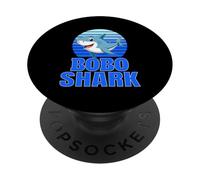 Bobo Shark Family Reunion Squad First Last Name PopSockets Adhesive PopGrip