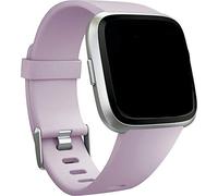 Bobo Silicone Strap Compatible with Fitbit Versa,Large,Light Purple - Soft TPU Sport Replacement Watch Band for Versa 2 Versa Lite Versa SE, Waterproof Flexible Wristband with Color-Matched Buckle