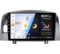 BOBOBH 2 Din Car Radio Stereo Android 14 Bluetooth for Hyundai Sonata NF 2004-2008 9 Inch Touchscreen Stereo Car with Voice Control Carplay Wifi Steering Wheel Control USB GPS(X7 6G+128G)