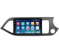 BOBOBH 9 inch 2 Din Car Stereo Android 13 Touch Screen Bluetooth Car Radio for Kia Morning 2 picanto 2011-2017,with Carplay AHD Backup Camera GPS Navigation Steering Wheel Controls(A,S10-5 8G+256G)