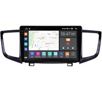 BOBOBH 9 inch 2 Din Car Stereo Android 13 Touch Screen Car Stereo for Honda Pilot 2016-2019 with Bluetooth Carplay AHD Backup Camera GPS Navigation Steering Wheel Controls Car Radio(S10-3 6G+128G)