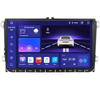 BOBOBH 9 inch 2 Din Car Stereo Android 13 Touch Screen Car Stereo for Volkswagen Passat 7 B7 2009-2011 with Carplay AHD Backup Camera GPS Navigation Steering Wheel Controls/SWC Bluetooth(Size:S4 2G+32