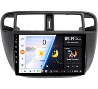 BOBOBH 9 Inch Android 14 Car Stereo for Hon-da Civic EJ/EK/EM 1995-2001 | 2 Din Touchscreen Radio with Bluetooth, CarPlay, GPS, WiFi, Voice Control & Steering Wheel Control(X9 8G+256G)