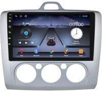 BOBOBH Double Din Car Radio Stereo Android 13 Bluetooth for Ford Focus Exi MT Mk2 MK3 2004-2011,9 Inch Touchscreen Stereo Car with Voice Control Carplay Wifi Steering Wheel Control USB GPS(B,F7 2G+32G