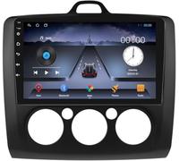 BOBOBH Double Din Car Radio Stereo Android 13 Bluetooth for Ford Focus Exi MT Mk2 MK3 2004-2011,9 Inch Touchscreen Stereo Car with Voice Control Carplay Wifi Steering Wheel Control USB GPS(A,F8 4G+64G