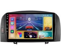 BOBOBH Double Din Car Radio Stereo Android 13 Bluetooth for Hyundai Sonata NF 2004-2008,9 Inch Touchscreen Stereo Car with Voice Control Carplay Wifi Steering Wheel Control USB GPS(S6 6G+128G)