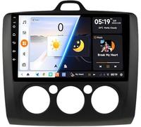 BOBOBH Double Din Car Radio Stereo Android 14 Bluetooth for Ford Focus Mk2 2004-2011 9 Inch Touchscreen Stereo Car with Voice Control Carplay Wifi Steering Wheel Control USB GPS(B7 1G+32G)