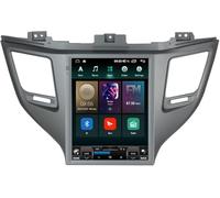 BOBOBH Double Din Car Radio Stereo Android 14 Bluetooth for Hyundai Tucson 3 2015-2018 9 Inch Touchscreen Stereo Car with Voice Control Carplay Wifi Steering Wheel Control USB GPS(F8 4G+64G)