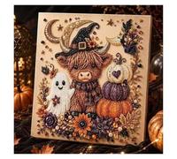 BoBoBin Spooky Cute 3D Ghost & Pumpkin Pearl Art Kit Halloween Fall Decor
