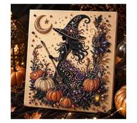 BoBoBin Spooky Cute 3D Ghost & Pumpkin Pearl Art Kit Halloween Fall Decor