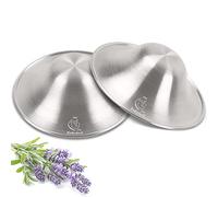 Boboduck Nipple Shields for Nursing Newborn - 925 Silver Nursing Cups Protect Your Nursing Nipple, Newborn Must Haves Nipple Pads, Nipple Covers Protector for Breastfeeding (Large Size)