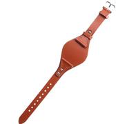 BoBoHome 18mm Eco-Friendly Genuine Leather Bracelet Handmade Waterproof Replacement Watch Strap for Fossil ES4114 ES4113 ES3625 ES3616-Brown