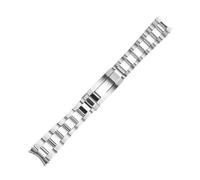 BoBoHome 19MM Curved-End Stainless Steel Watch Strap, Solid Wristband Men's Watch Accessory for Seiko 5 Sports SNXS Series-B 19MM