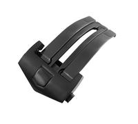 BoBoHome 316L Stainless Steel Curved-Edge Wristwatch Buckle Shock Resistant Metal Push Button Watch Clasp for TAAG HEUEUR CARERA AQURACER-Black 20mm