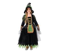 BOBORA Girls Witch Costume Adorable Witches Dress and Witches Hat Outfit Toddler Girls Witch Halloween Costumes Party Cosplay Princess Dress Up for 4-12T