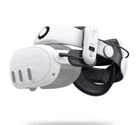 BOBOVR S3 Pro Head Strap 10000mah Battery Halo Strap Compatible with Meta Quest 3S/Quest 3, 2 IN 1Headstrap and Head air Conditioning, Hot-Swappable Battery Pack Fit For Oculus Quest3