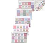 BOBOZHONG Bible Tabs,150 Pieces Bible Tabs Neutral Mild Color Mark Stickers Bible Stickers for Study Laminated Bible Index Tabs for Old and New Testament Studying with Blank Laminated Bible Tabs