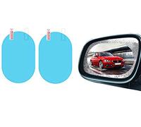 BOBOZHONG Car Rearview Mirror Film 2Pcs Waterproof Anti-fog Film Protector Sticker to See Outside Rearview Mirror Clearly in Rainy Days for Cars Trucks Van Motorcycles