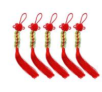 BOBOZHONG Chinese Knot Lucky Coins,5pcs Chinese Lucky Coins Feng Shui Coins I-ching Fortune Coin Good Luck Coins for Wealth and Success