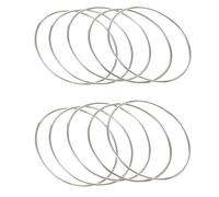 BOBOZHONG Dreamcatcher Round Rings,10 PCS Metal Craft Rings Practical Durable Dreamcatcher Hoop Metal Ring for Dream Catchers Festival Wreaths DIY Arts and Crafts Projects(15cm)