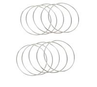 BOBOZHONG Dreamcatcher Round Rings,10 PCS Metal Craft Rings Practical Durable Dreamcatcher Hoop Metal Ring for Dream Catchers Festival Wreaths DIY Arts and Crafts Projects(12cm)