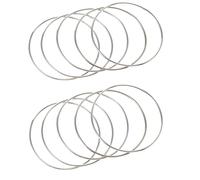 BOBOZHONG Dreamcatcher Round Rings,10PCS Metal Craft Rings Practical Durable Dreamcatcher Hoop Metal Ring for Dream Catchers Festival Wreaths DIY Arts and Crafts Projects(10cm)