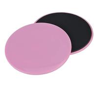 BOBOZHONG Exercise Slider,Core Sliders Double Sided Gliding Discs Sliding Discs Gym Home Fitness Equipment for Use on Carpet Hardwood Floors(Pink)