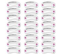 BOBOZHONG Eyebrow Stencils Kit, 24PCS Reusable Eyebrow Stencils, Eyebrow Shaping Stencils, Eyebrow Shaping Helper Makeup Tool for Beginner