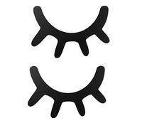 BOBOZHONG Eyelash Wall Sticker,2 Pcs Cute Wooden Eyelash Wall Sticker Stickers Sleepy Eyes Wall Decals for Children's Baby Bedroom Living Room Art Decoration