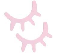 BOBOZHONG Eyelash Wall Sticker,2 Pcs Cute Wooden Eyelash Wall Sticker Stickers Sleepy Eyes Wall Decals for Children's Baby Bedroom Living Room Art Decoration Pink