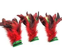 BOBOZHONG Kick Shuttlecock,3pcs Colorful Chinese Jianzi Feather Kicking Shuttlecocks,For Foot Exercise Sports Game