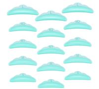 BOBOZHONG Silicone Eyelash Perming Curler Perm Pad,40 Pieces Reusable Eyelash Perm Silicone Pads 5 Sizes Eyelash Lift Rods Makeup Beauty Tool DIY Lash Lifting Shield Pads Green