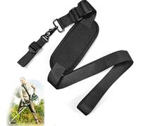 BOBOZHONG Single Shoulder Strimmer Harness with Padded Strap,Adjustable Quick-Release Brushcutter Harness,for Grass Trimmer,String Trimmer Garden Trimmer (Black)