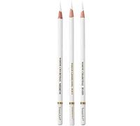 BOBOZHONG Sketching Highlight Pen, Pack of 3 White Charcoal Drawing Pencils Professional Drawing Charcoal Pencil Non-Toxic Drawing Pencils Tools White Charcoal Pencil Drawing White Pencils
