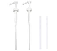 BOBOZHONG Syrup Pump,2pcs Coffee Syrup Pump Dispenser with Rotating Design for Home Kitchen Cafes Bars Drink House for Flavorings Bottles, Coffee Syrup Dispenser Pumps