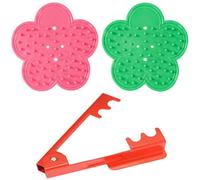 BOBOZHONG Thorn Remover for Roses,3Pcs Rose Thorn Remover,Thick Silicone Rose Thorn Stripper,Rose Stem Leaf Thorn Stripper for Flower Shops, Home Gardening