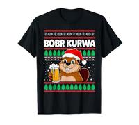Bòbr Kurwa Bober X Xmas Christmas Beer Kurwa Bober Xmas Beer T-Shirt