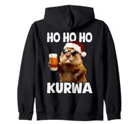 Bòbr Kurwa Bober Xmas Merry Bober Nights Bober Beer Bòbr Zip Hoodie