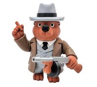 Bobrito Bandito - Articulated Figure XL Brainrot - Mafioso Beaver with Grey Suit - Beaver Ganster - Official Collection Brainrot Italian Memes - Italian Memes Collection - Tralalero, Cappuccino