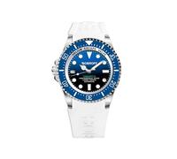 Bobroff Men's Automatic Analog Watch with Rubber Strap BF0003iba-BFSTB, Blue, 44 MM, Strip