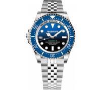 Bobroff Men's BF0003iba-BFSTJ 44mm Automatic Watch in Silver Bobroff Silver One Size