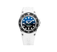 Bobroff Tabarca - Men's Automatic Diver Professional Diver Watch, 1000 m, Blue, 44 mm, Helium Valve BF0003-BFSTB, Multicoloured, 44MM, Strip