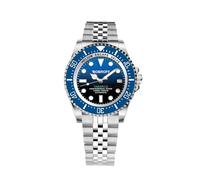 Bobroff Tabarca - Men's Automatic Diver Professional Diver Watch, 1000 m, Blue, 44 mm, Helium Valve BF0003BA-BFSTJ, Multicoloured, 44MM, Bracelet