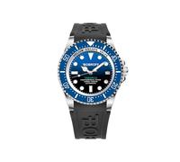 Bobroff Tabarca - Men's Automatic Diver Professional Diver Watch, 1000 m, Blue, 44 mm, Helium Valve BF0003ba-BFSTN, Multicoloured, 44MM, Strip