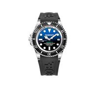 Bobroff Tabarca - Men's Automatic Diver Professional Diver Watch, 1000 m, Blue, 44 mm, Helium Valve BF0003i-BFSTN, Blue, 44MM, Strip