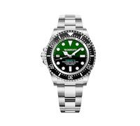 Bobroff Tabarca - Men's Automatic Diver Professional Diver Watch, 1000 m, Green, Helium Valve BF0002i, Multicoloured, 44MM, Bracelet