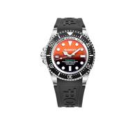 Bobroff Tabarca - Men's Automatic Diver Professional Diver Watch, 1000 m, Orange, 44 mm, Helium Valve BF0004i-BFSTN, Orange, 44MM, Dive Watch